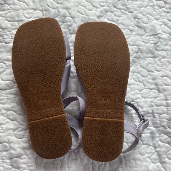 Zara Lilac Knotted Sandals - Picture 5 of 5